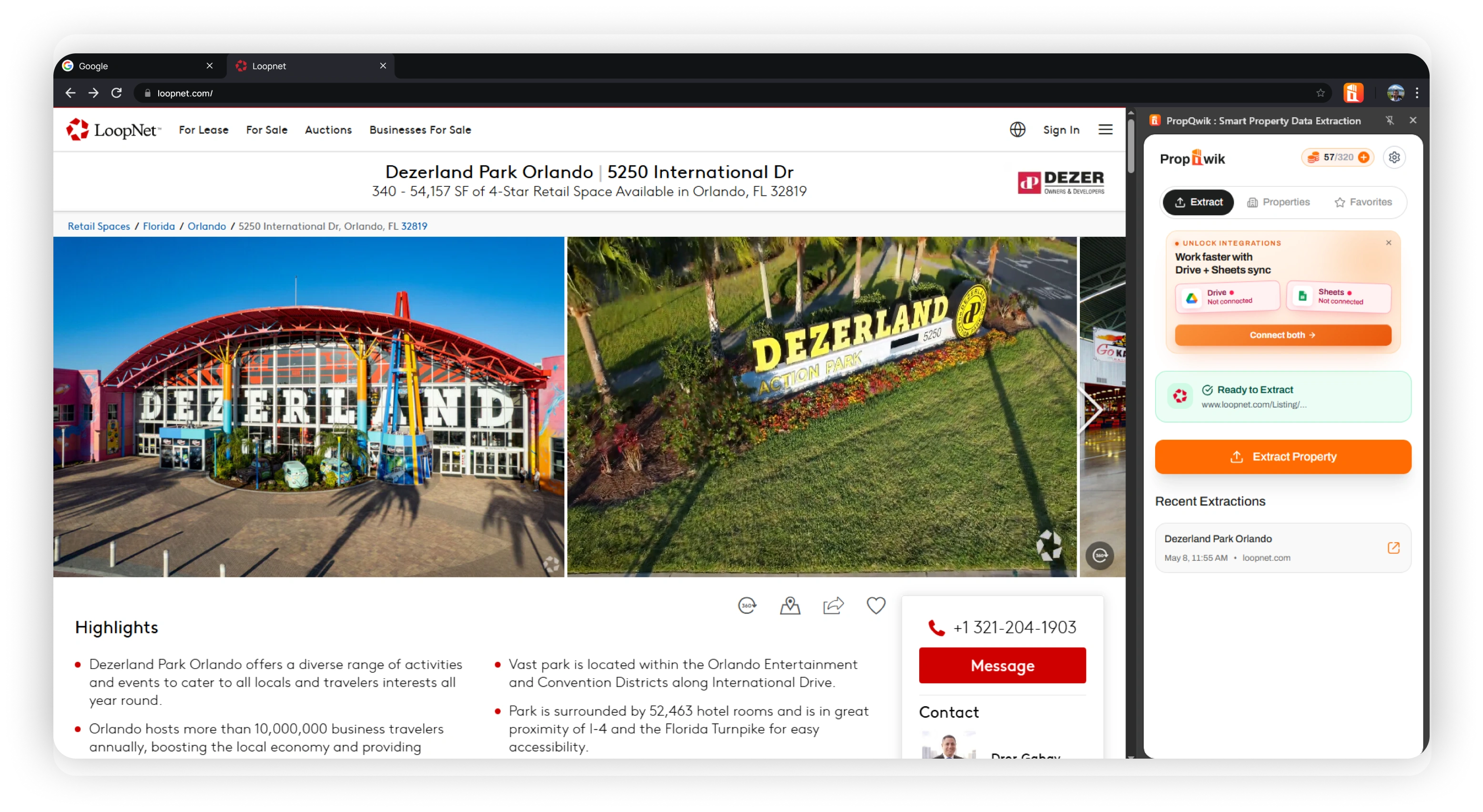Step 3: Open a property detail page