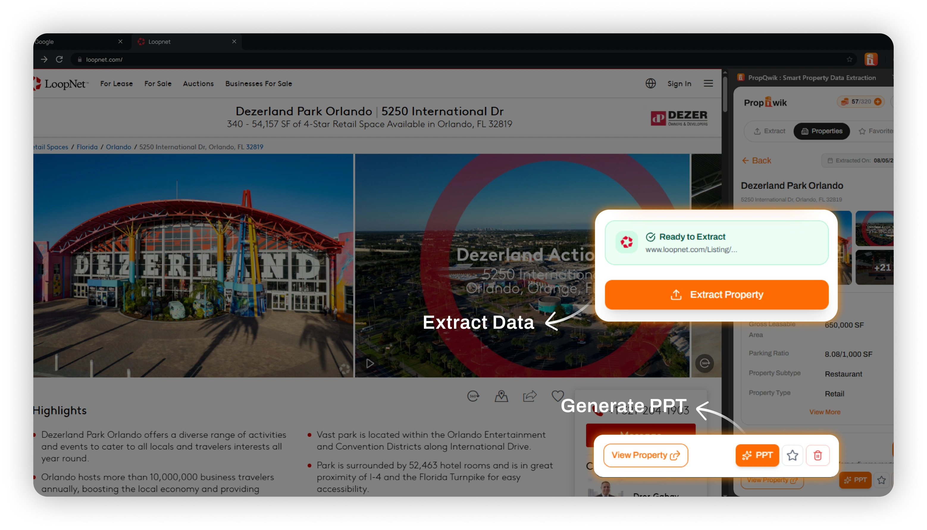 Step 4: Extract data & generate PPT